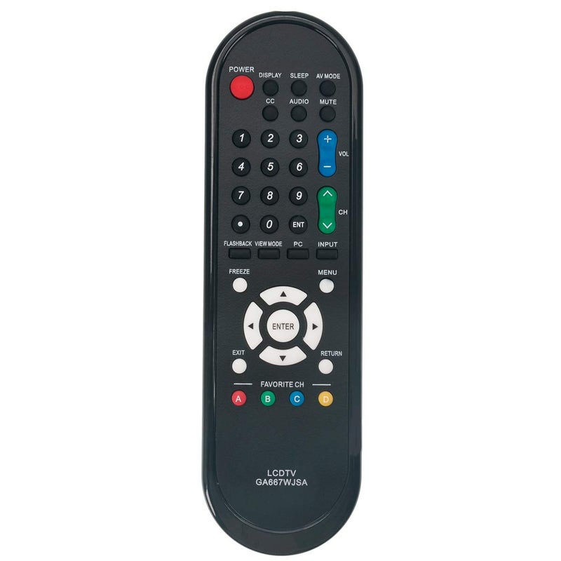 ZdalaMit GA667WJSA TV Remote Replacement fit for Sharp Aquos TVs LC-46SB57UN LC-52D78UN LC-52SB55U LC-52SB57U LC-32D44U LC-32D47U LC-60LE550U LC-60LE600U LC-C60LE630 LC-32D49U LC-46D78UN LC-46SB54U LC-46SB57U - Image 2